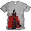 Silent Hill Pyramid Head Splatter on Slate American Apparel Tshirt