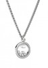 Chopard Happy Diamonds 18kt White Gold Diamond Circle Pendant