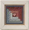 Log Cabin Quilt - Beaded Cross Stitch Kit  Mill Hill