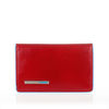 Piquadro Business Card Holder Blue Square PP1263B2/R Red Leather