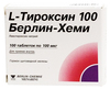 L-тироксин (100 мг, 100 табл.)