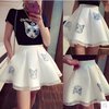 Стильная юбка с котами
