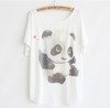 Summer fashion loose women's cotton T-shirt Panda
