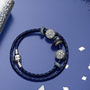 pandora Iridescent Blue Faceted Glass Murano charm