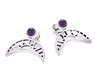 AURORA EARRINGS - AMETHYST