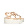 STELLA MCCARTNEY COPPER LUCY STAR SANDALS