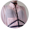Портупея и простая блузка