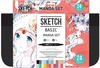 Набор маркеров SKETCHMARKER Manga set 24