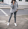 Gray oversize sweater