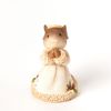 Heart of Christmas Angel Mouse Figurine