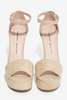 Amber Suede Platform - Beige