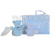 DouDou (Франция) Набор подарочный для новорожденного "Mon tout petit layette", голубой (игрушка-комфортер и ночник)