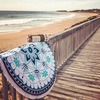 Round beach towel