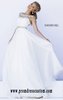 Beads Sheer Ivory Bateau-Neck 2015 Sherri Hill 32220 Long Bodice Prom Dresses