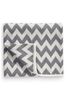 Next Grey Zig Zag Blanket (Newborn)