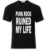 футболка punk rock ruined my life