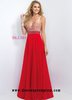 2016 Blush Prom 11029 Sparkly Beaded Waist & Open Back Prom Dress