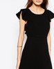 BCBGeneration Ruffle Back Dress in Black