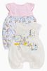 NEXT Ecru Coastal Scene Rompers Two Pack (size 56 or 62)