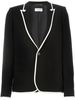 Black Blazer with contrast edging