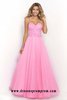 2016 Bubblegum Strapless Blush Prom Dresses With lace Sequined