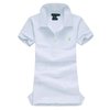 Womens Ralph Lauren Signature Pony White Skinny-Fit Stretch Polo Shirt