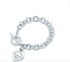 RETURN TO TIFFANY™ BRACCIALE PIASTRINA A CUORE CHIUSURA TOGGLE