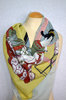 Ancient Japanese illustration scarf