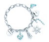Серебряный браслет-цепочка  для подвесок в стиле Tiffany & Co.(и пару подвесок к нему), пример по ссылке, но очень нравится вид звеньев браслета на картинке, ссылку на такое плетение не нашла