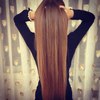 длинные волосы