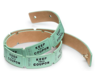 1" lamb ticket roll panel w/collar stud back closure belt