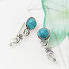 turquoise ear cuffs