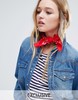 Reclaimed Vintage Polka Dot Bandana Neckerchief Headscarf