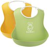 Набор из 2-х мягких нагрудников BabyBjorn Soft Bib Green-Yellow