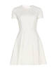 Blanc Cady Mini Dress with Short Sleeves