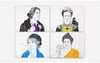Interesting Guests: Conversation Placemats - Set 1