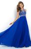 2016 AMAZING LONG BLUE TAILOR MADE EVENING PROM DRESSES