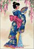 Elegant Geisha (Элегантная гейша) 06953 Dimensions