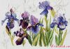 Triptych Blue Flowers - Irisses 34851 Lanarte