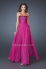 La Femme 18584 Magenta Paradise Bridesmaid Gown