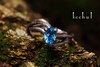 Авторское кольцо Lignum #kochut Серебро, натуральный топаз.