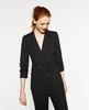 Striped Double-Breasted Blazer