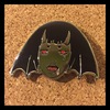 Devil girl enamel pin