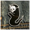 Ghost hug enamel pin