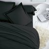 комплект чёрного пастельного белья,на двух спальную кровать