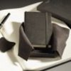 Leuchtturm1917 Leather Pocket Notebook Black (натуральная кожа) Блокнот