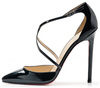 Black Noir Crossed Pump