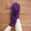связать фиолетовые перчатки