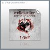 CELLDWELLER - LOVE 5X5 STICKER