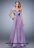 La Femme 22338 Regal Jeweled Illusion Cap Sleeve Prom Gown For Women Style